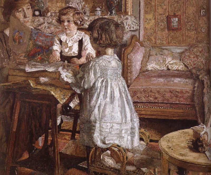 Edouard Vuillard Weil lady and her children Spain oil painting art